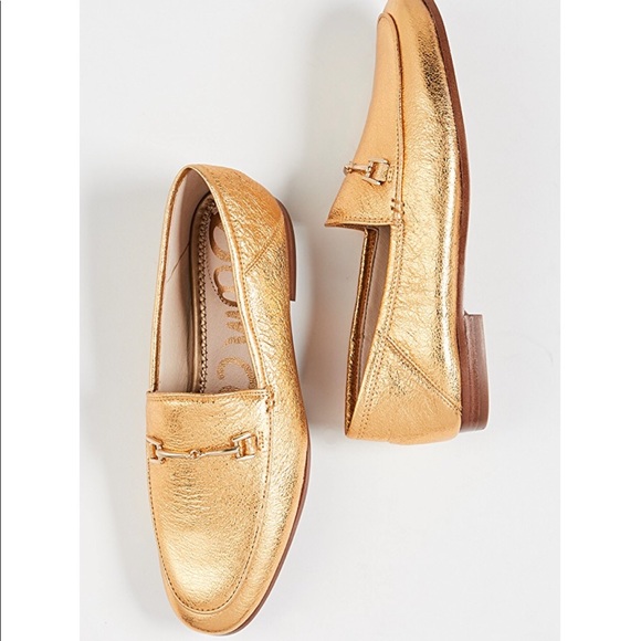 sam edelman gold loafers